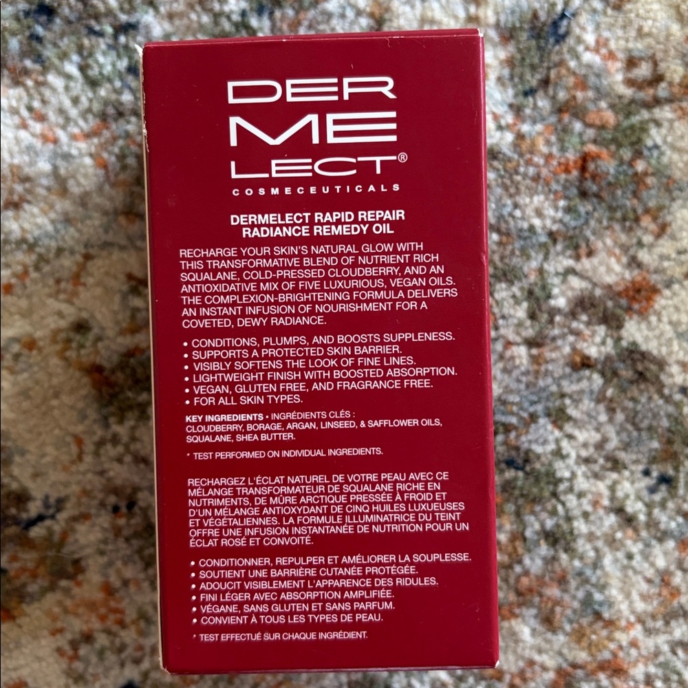 Dermelect Rapid Repair Radiance Remedy Oil - Red Packaging - Picture 8 of 8